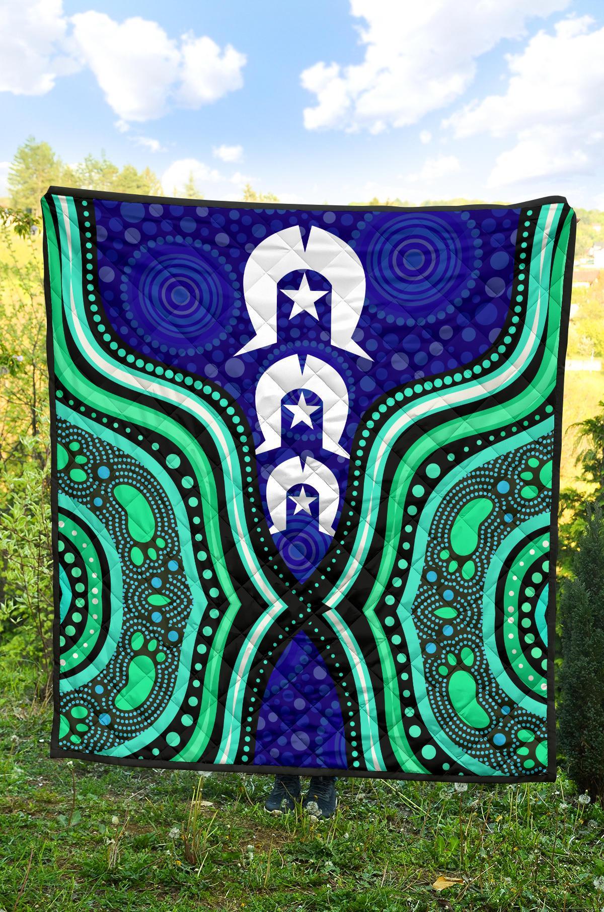 torres-strait-premium-quilt-torres-strait-symbol-and-aboriginal-patterns