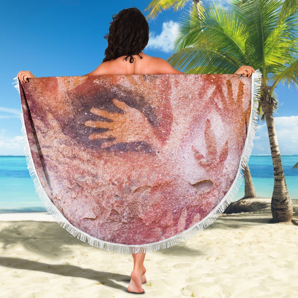 aboriginal-beach-blanket-aboriginal-hand-art