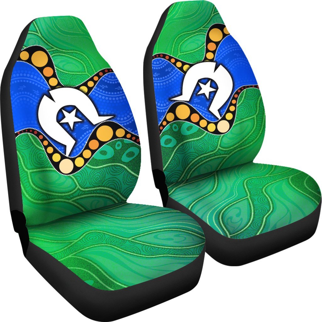 torres-strait-islands-car-seat-covers-flag-with-aboriginal-patterns