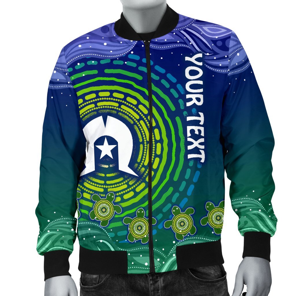 custom-text-torres-strait-islanders-mens-bomber-jacket-aboriginal-turtle