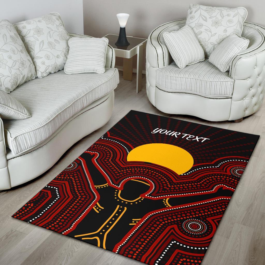 aboriginal-personalised-area-rug-the-sun-always-shines