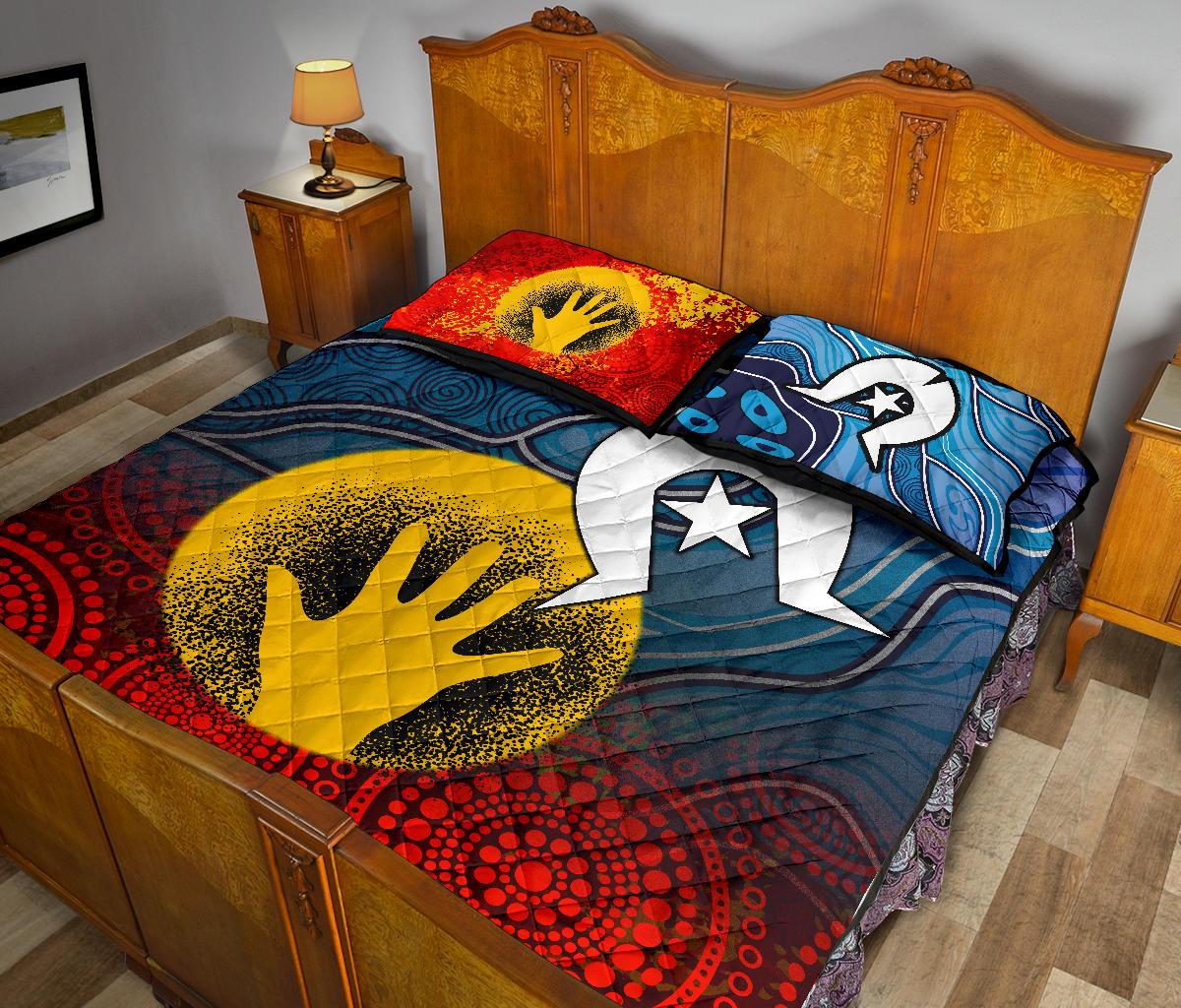 aboriginal-quilt-bed-set-aboriginal-and-torres-strait-islanders-flag