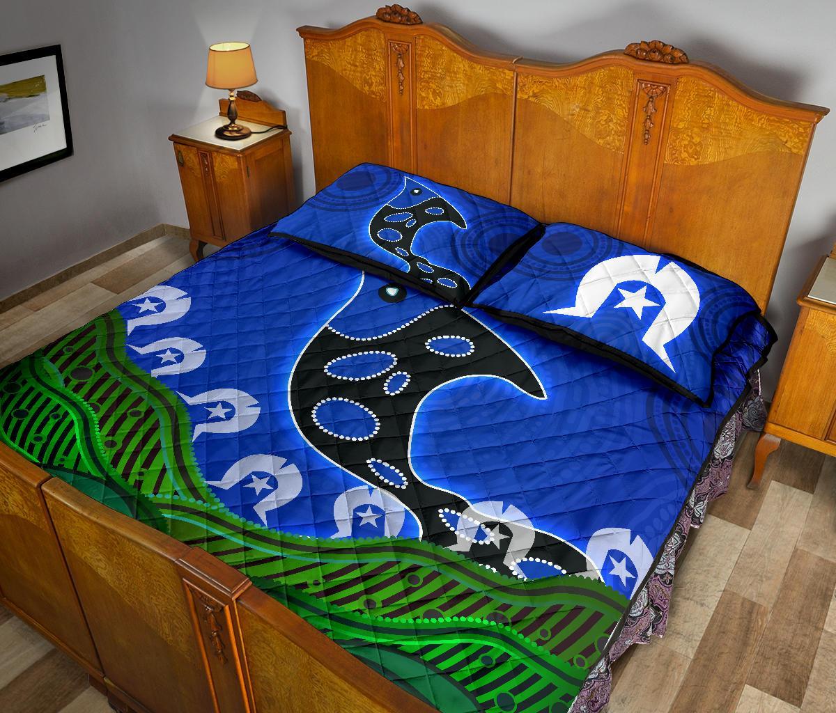 quilt-bed-set-torres-strait-dot-patterns