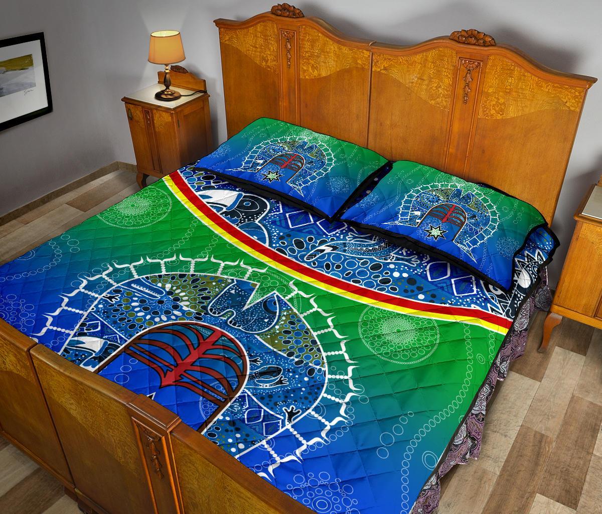 quilt-bed-set-torres-strait-symbol-with-aboriginal-patterns