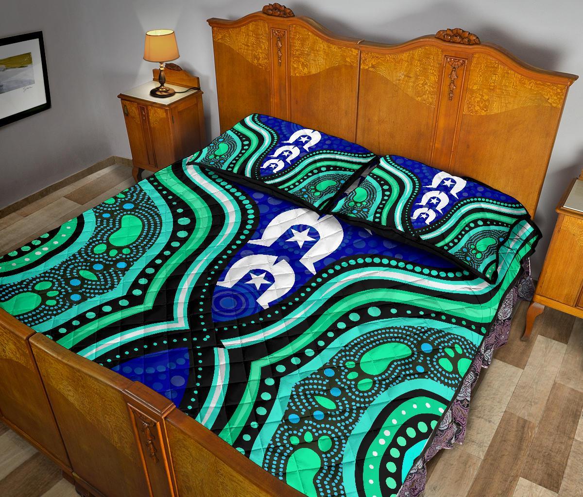 torres-strait-personalised-quilt-bed-set-torres-strait-symbol-and-aboriginal-patterns