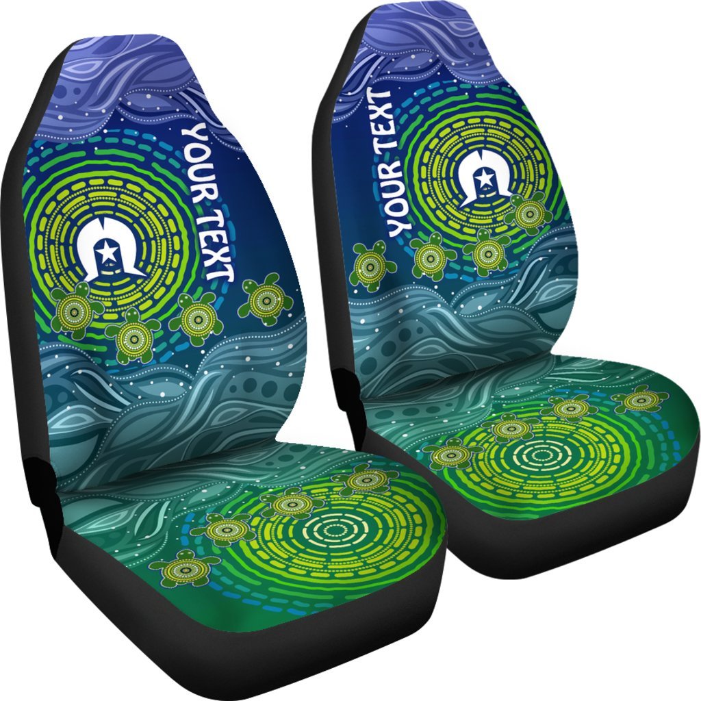 custom-text-torres-strait-islanders-car-seat-covers-aboriginal-turtle