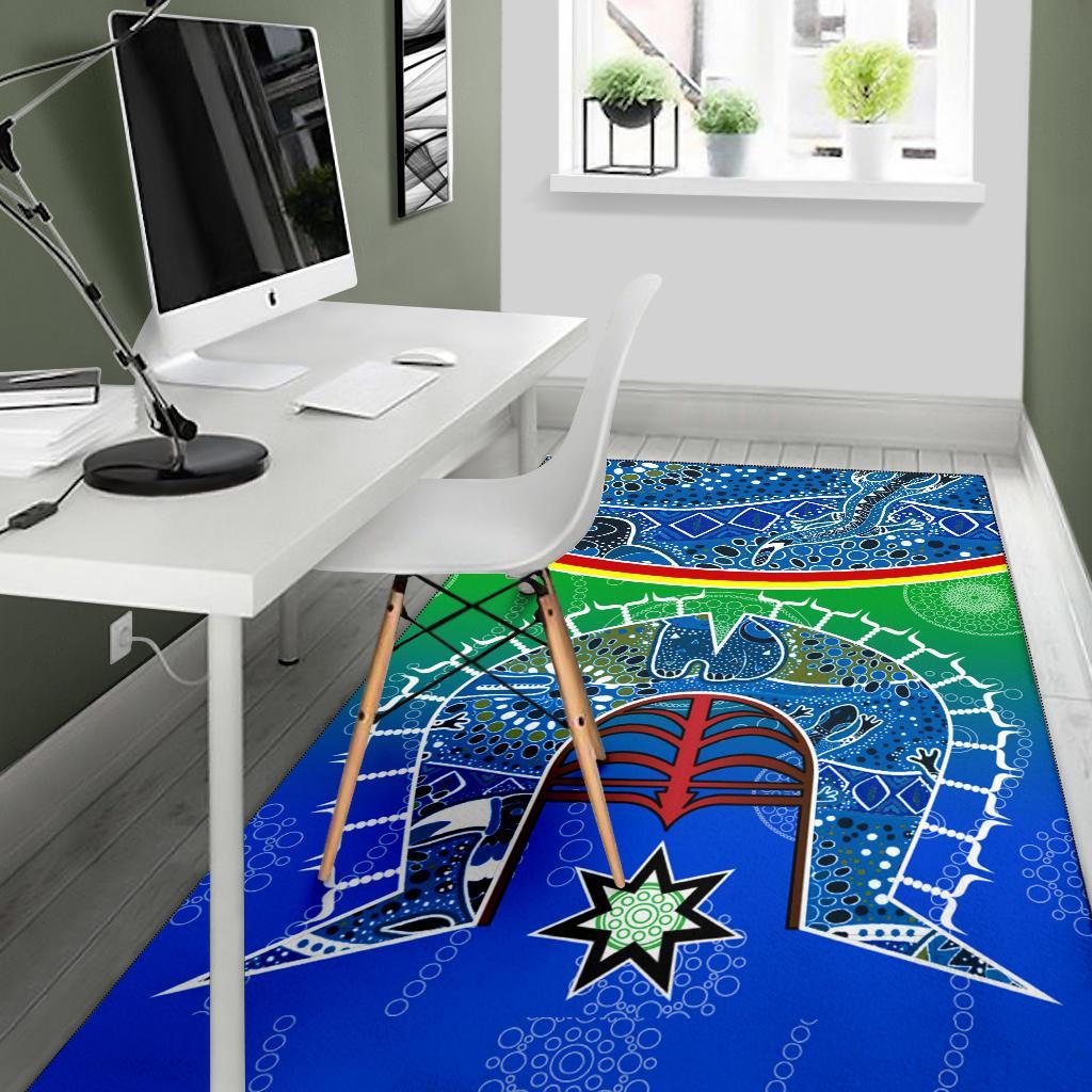 area-rug-torres-strait-symbol-with-aboriginal-patterns