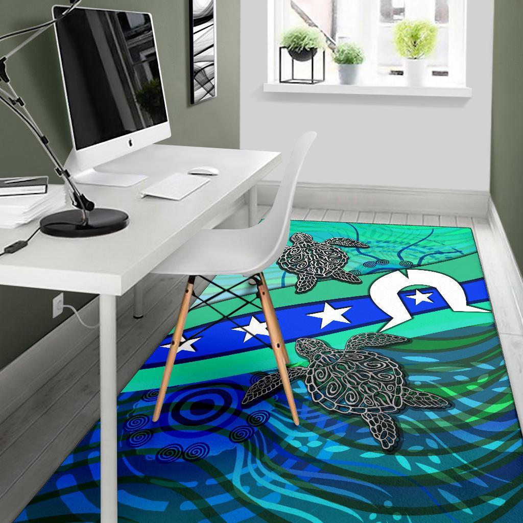 area-rug-torres-strait-flag-and-turtle