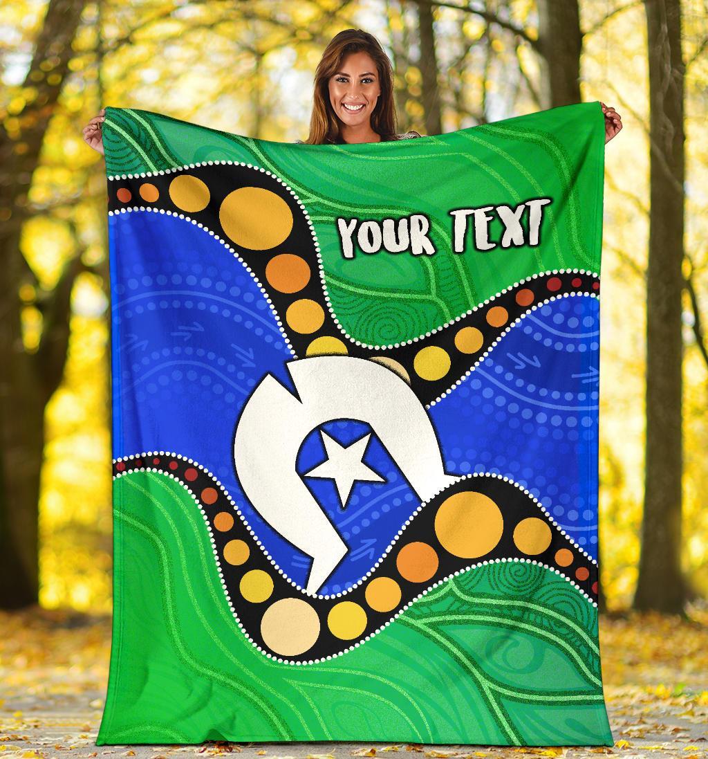 custom-torres-strait-islands-premium-blanket-flag-with-aboriginal-patterns