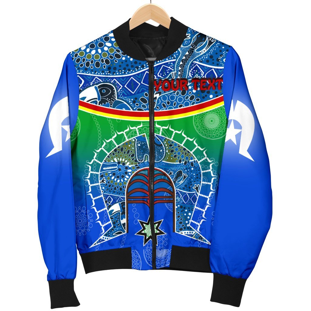 personalised-mens-bomber-jacket-torres-strait-symbol-with-aboriginal-patterns