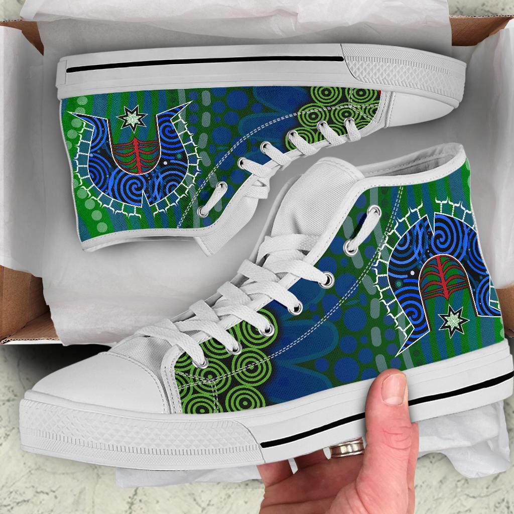 torres-strait-high-top-shoes-dhari-and-dot-patterns