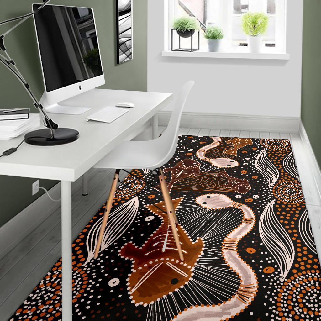 aboriginal-area-rug-indigenous-fish-and-snake