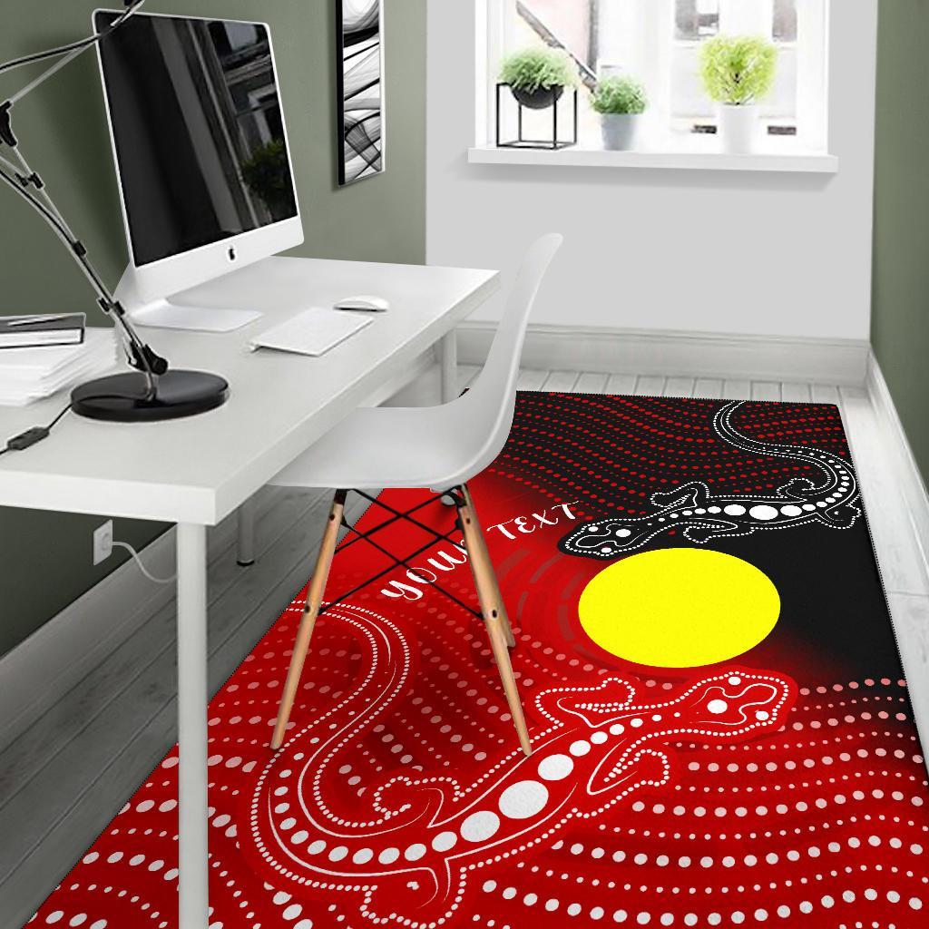 custom-aboriginal-area-rug-two-indigenous-lizard