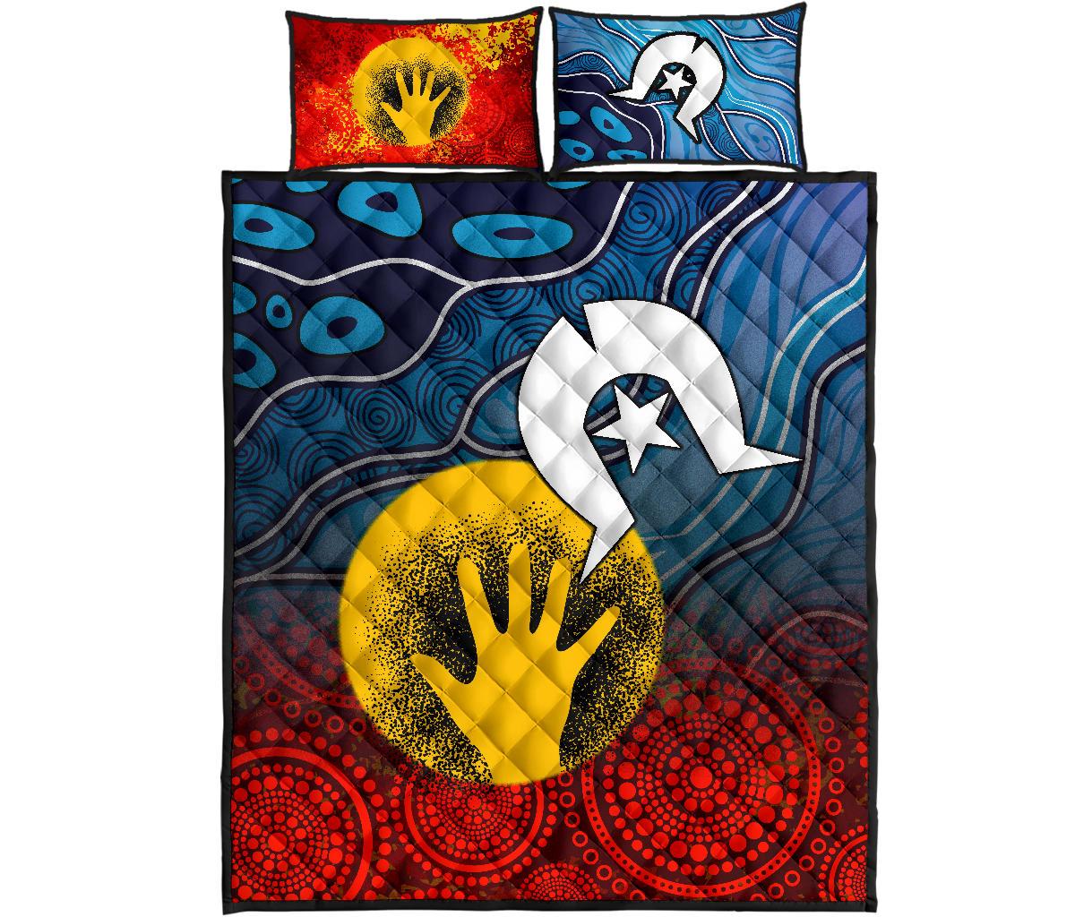 aboriginal-quilt-bed-set-aboriginal-and-torres-strait-islanders-flag