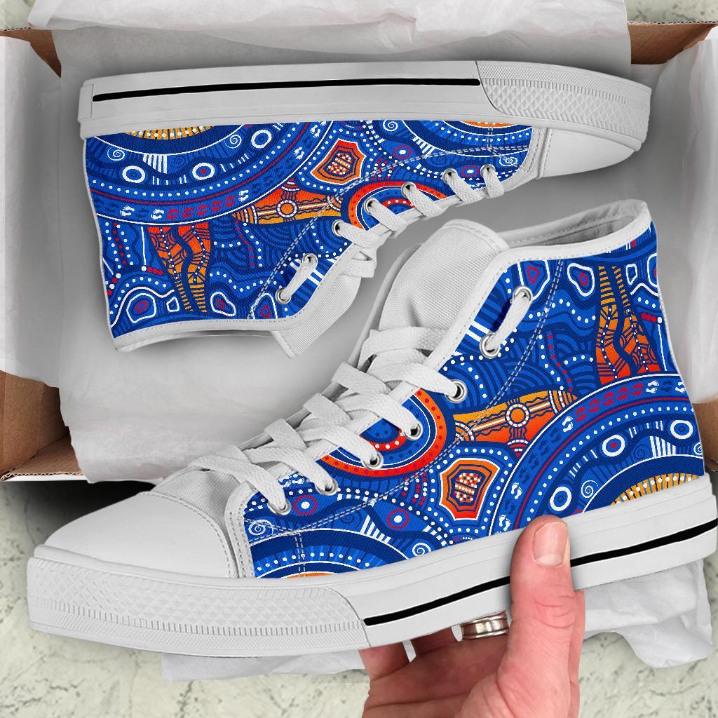 aboriginal-high-top-shoe-indigenous-footprint-patterns-blue-color