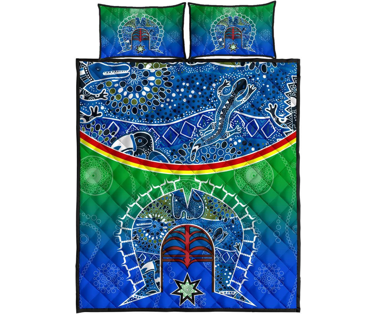 quilt-bed-set-torres-strait-symbol-with-aboriginal-patterns