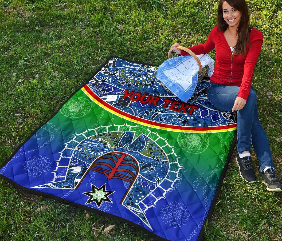 personalised-premium-quilt-torres-strait-symbol-with-aboriginal-patterns