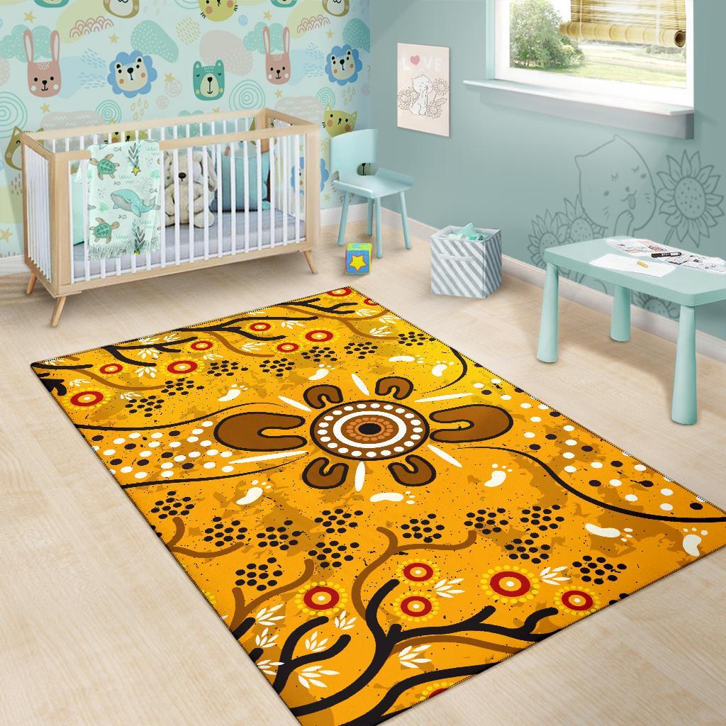 area-rug-aboriginal-art-in-spring-style