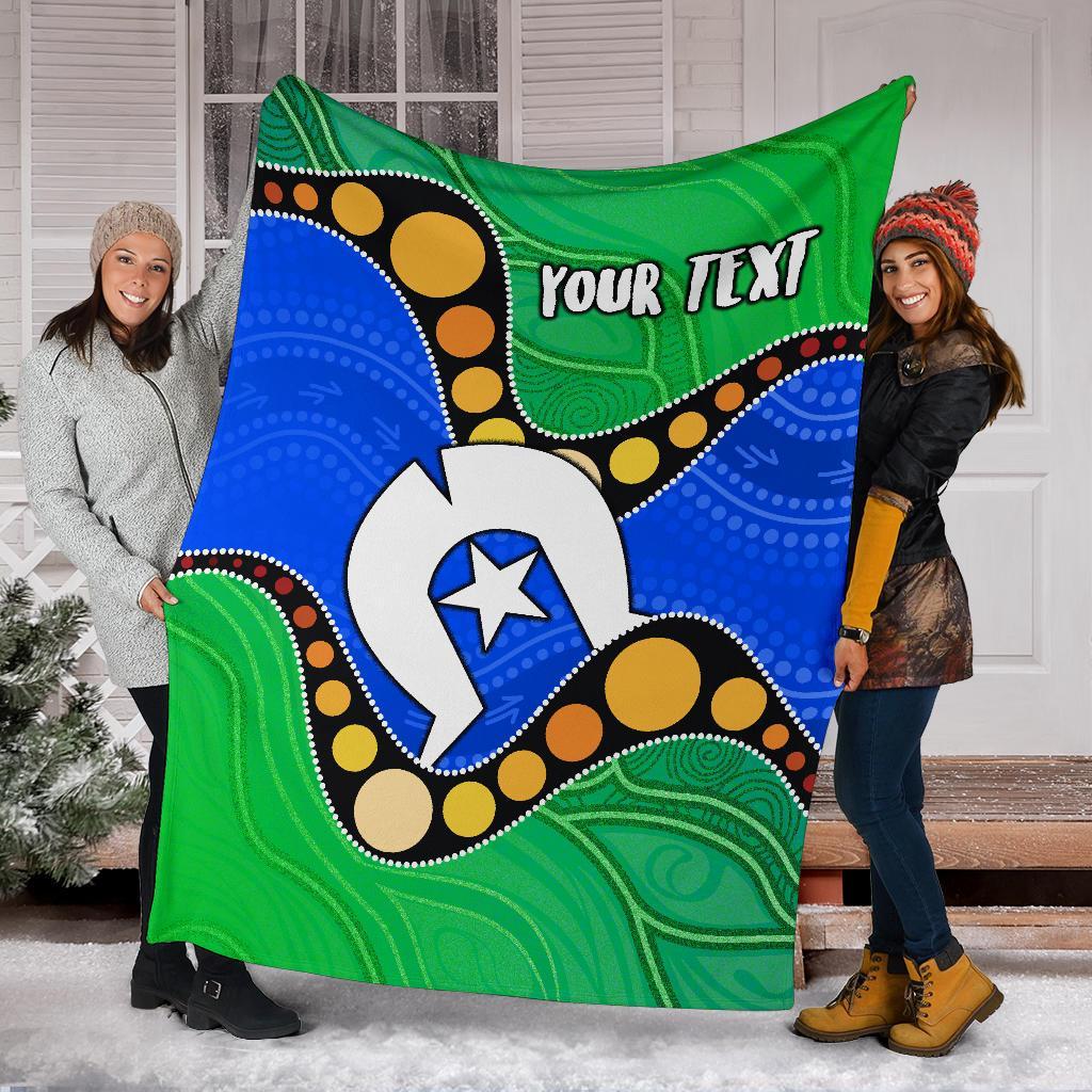 custom-torres-strait-islands-premium-blanket-flag-with-aboriginal-patterns