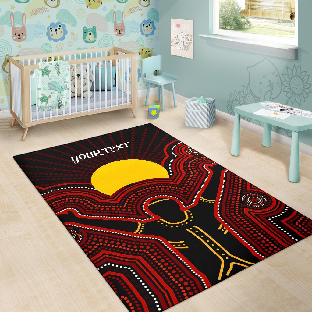 aboriginal-personalised-area-rug-the-sun-always-shines