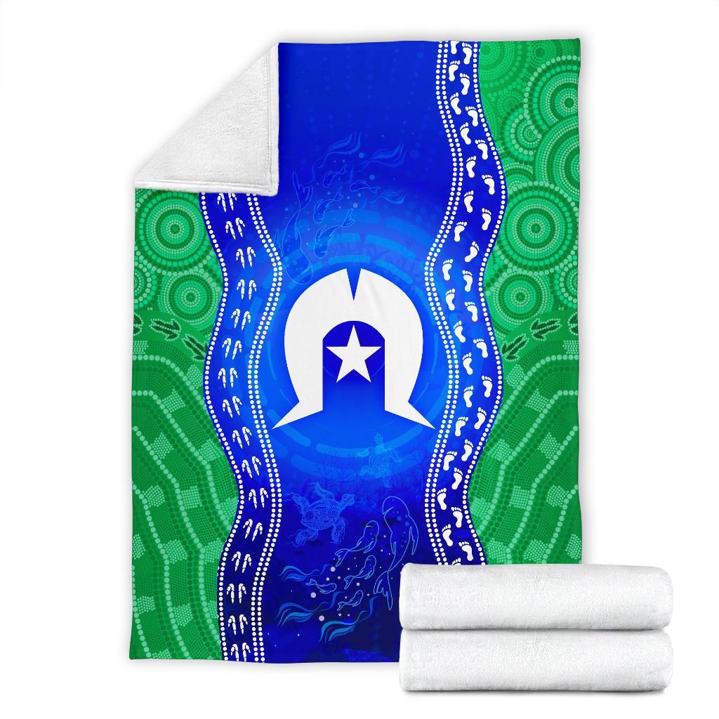 torres-strait-islanders-premium-blanket-torres-symbol-with-aboriginal-patterns