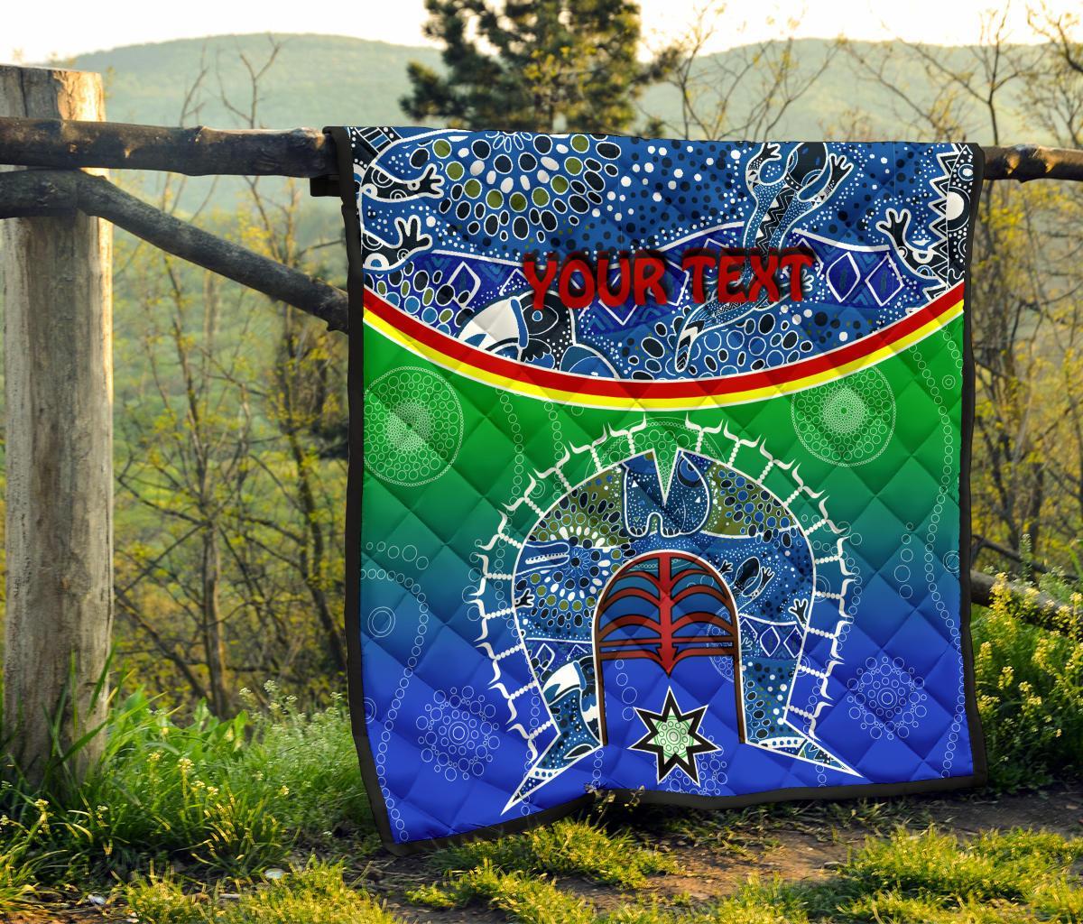 personalised-premium-quilt-torres-strait-symbol-with-aboriginal-patterns