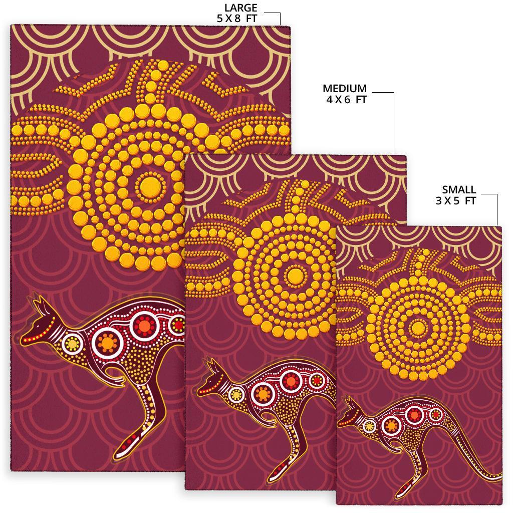 aboriginal-area-rug-aboriginal-kangaroo