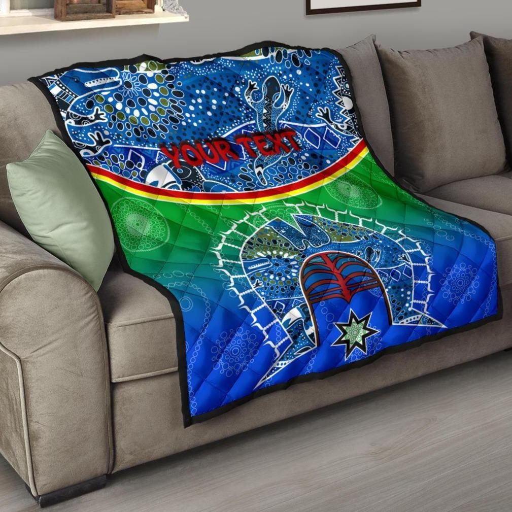 personalised-premium-quilt-torres-strait-symbol-with-aboriginal-patterns