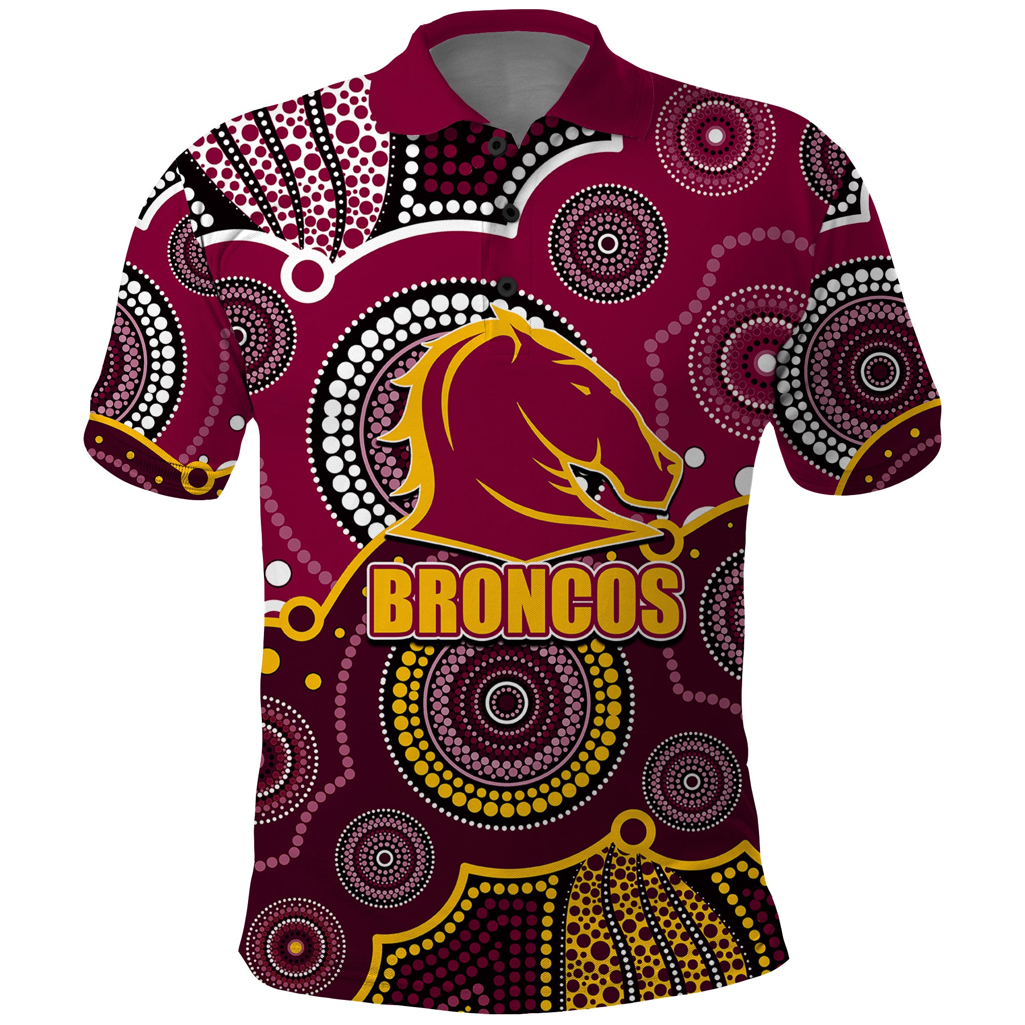 custom-personalised-and-number-broncos-nrl-polo-shirt-aboriginal-patterns