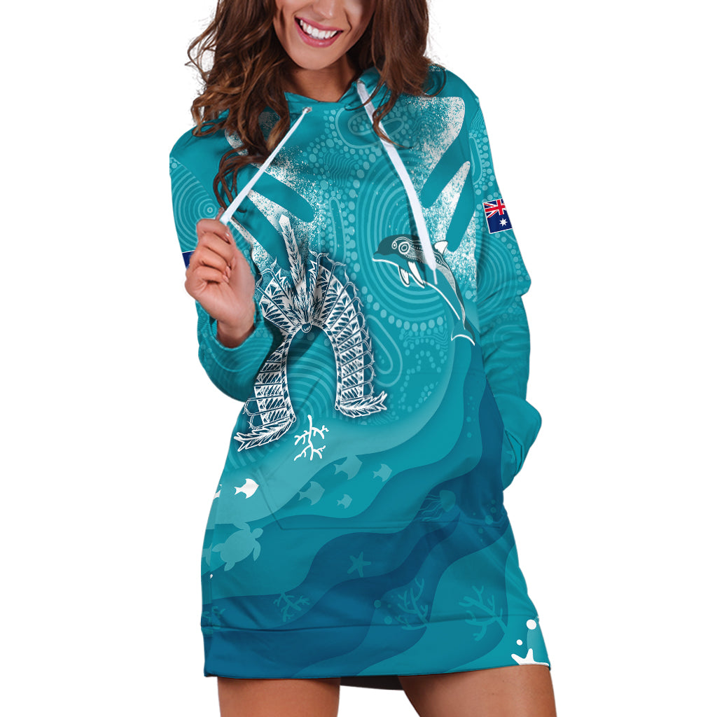 naidoc-week-2023-hoodie-dress-for-our-elders-torres-strait-dolphin-aboriginal-dot-arts