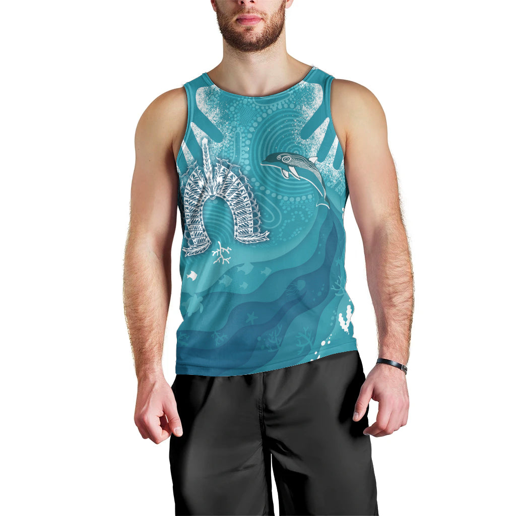 naidoc-week-2023-men-tank-top-for-our-elders-torres-strait-dolphin-aboriginal-dot-arts