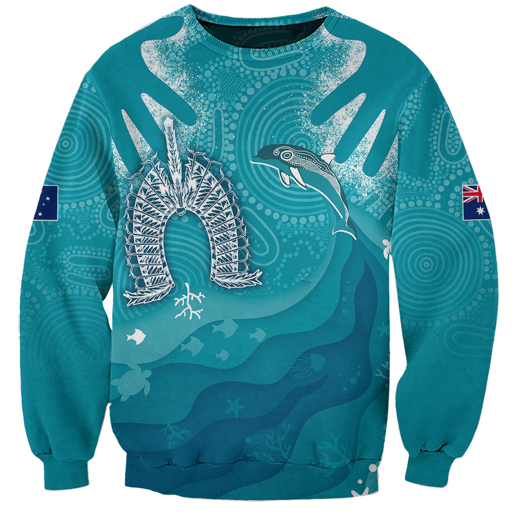 naidoc-week-2023-sweatshirt-for-our-elders-torres-strait-dolphin-aboriginal-dot-arts