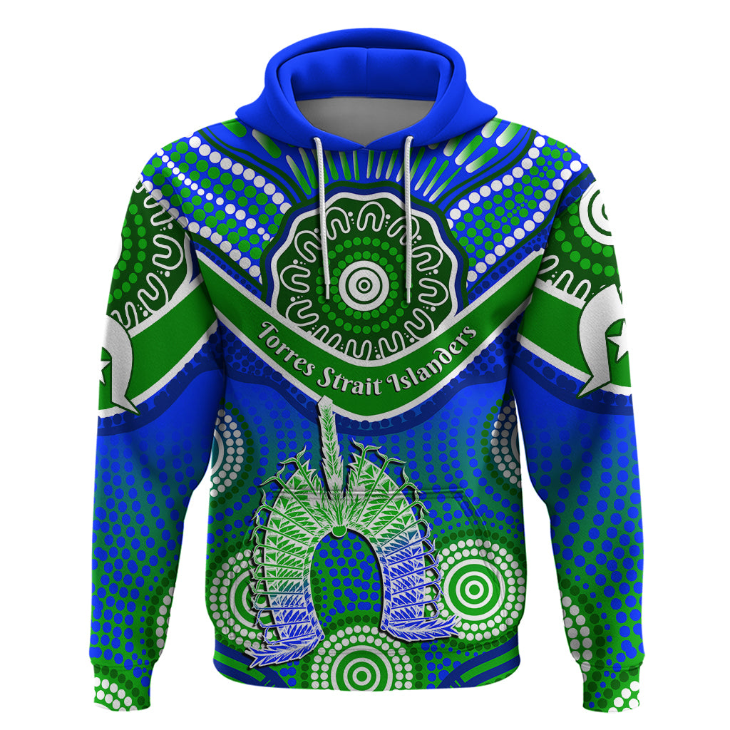 custom-personalised-torres-strait-islanders-hoodie-dhari-australian-aboriginal-art