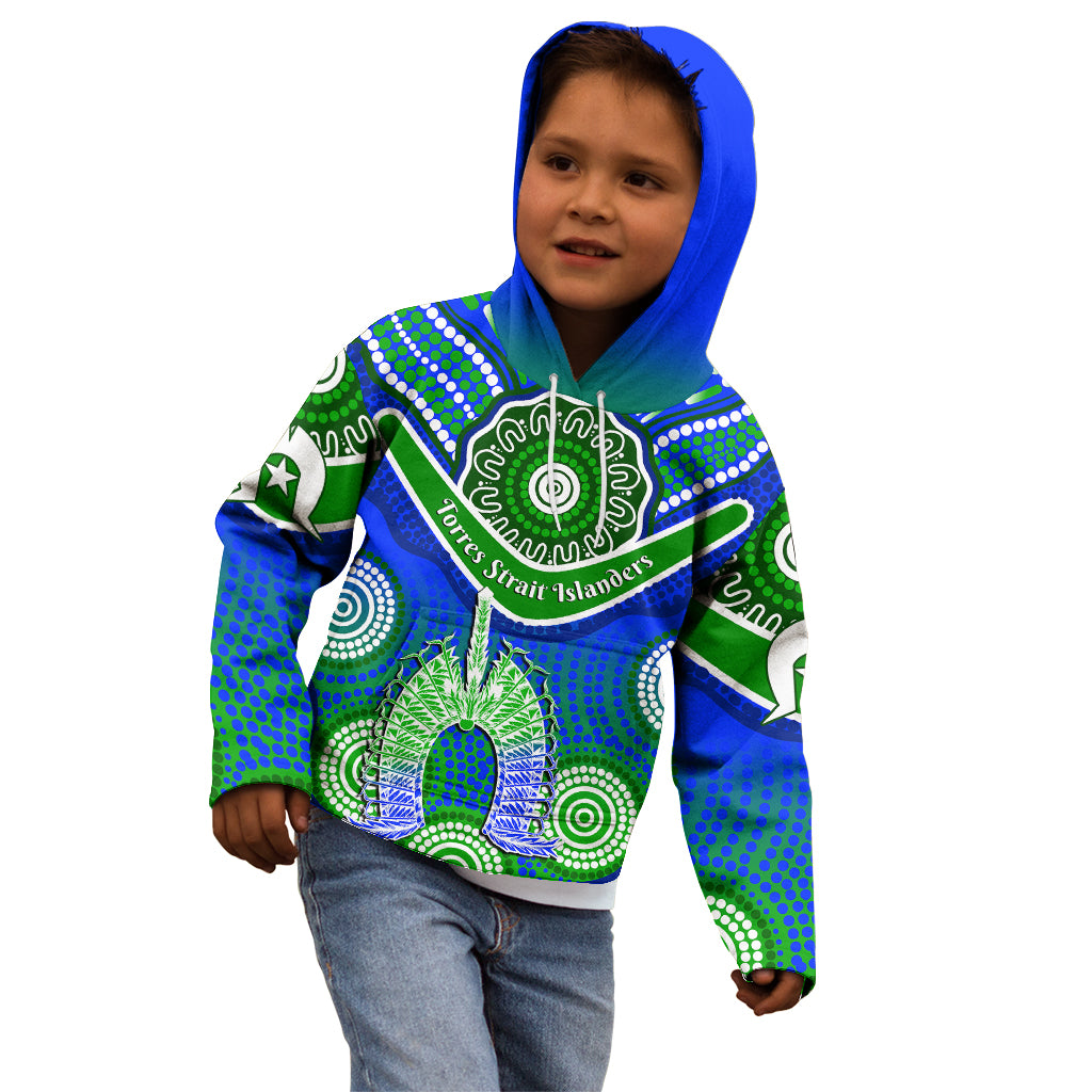 custom-personalised-torres-strait-islanders-kid-hoodie-dhari-australian-aboriginal-art