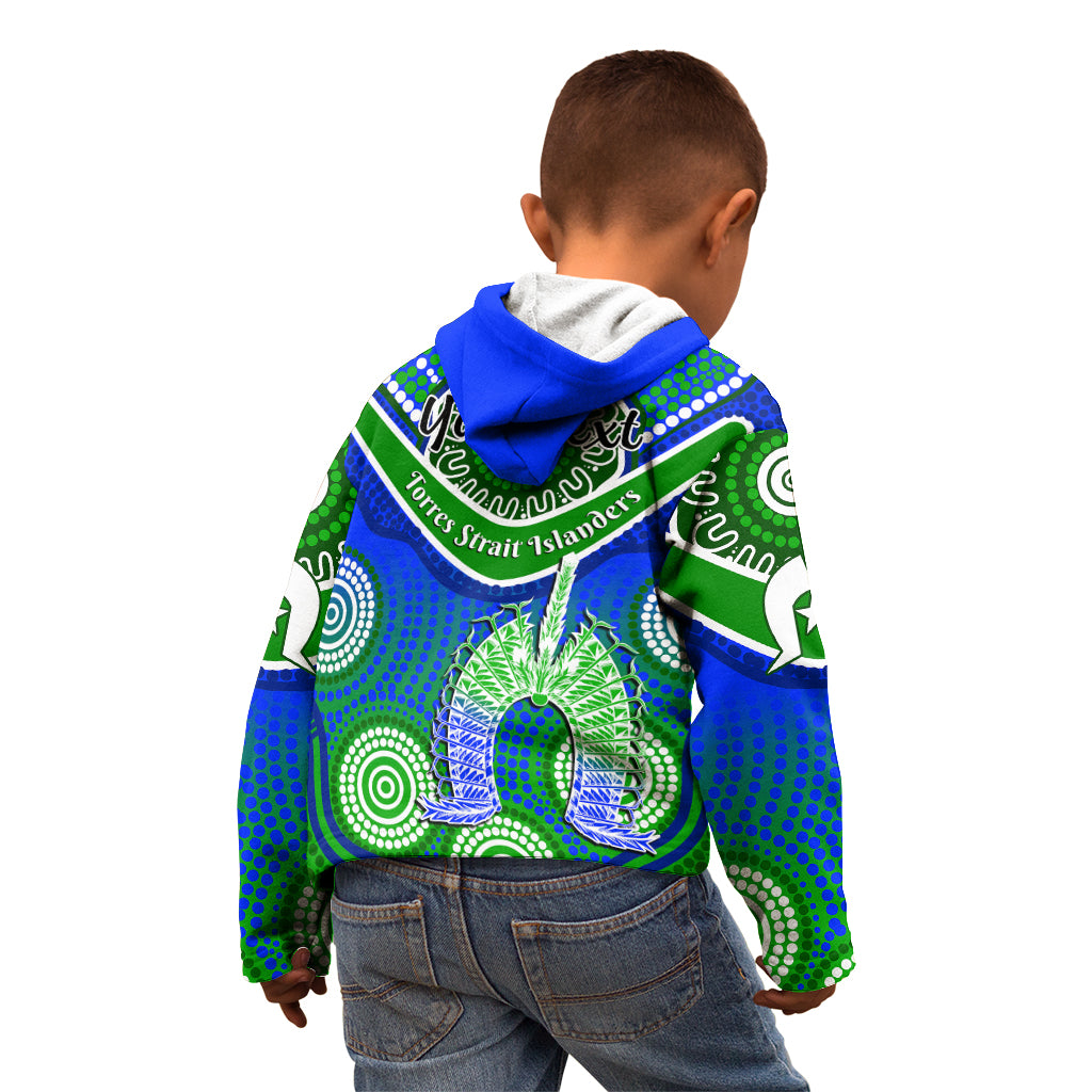 custom-personalised-torres-strait-islanders-kid-hoodie-dhari-australian-aboriginal-art