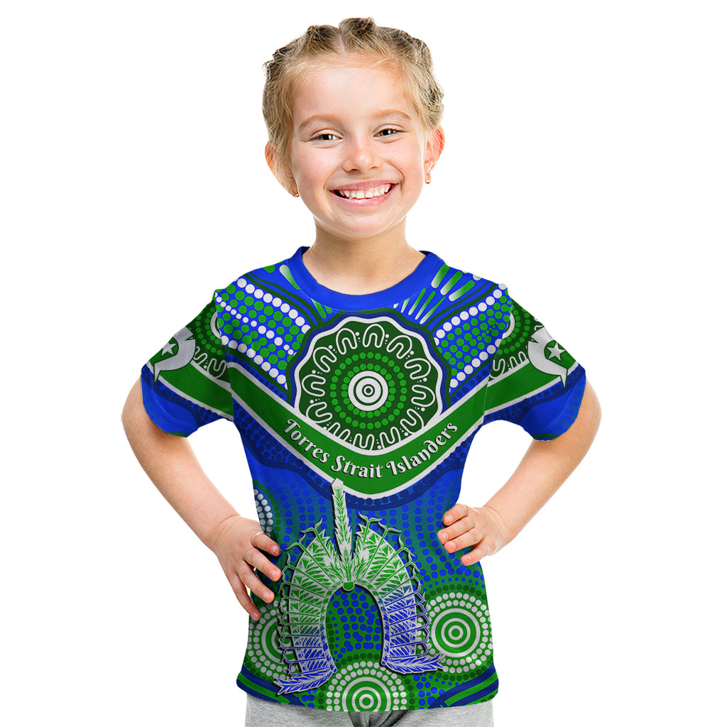 custom-personalised-torres-strait-islanders-kid-t-shirt-dhari-australian-aboriginal-art