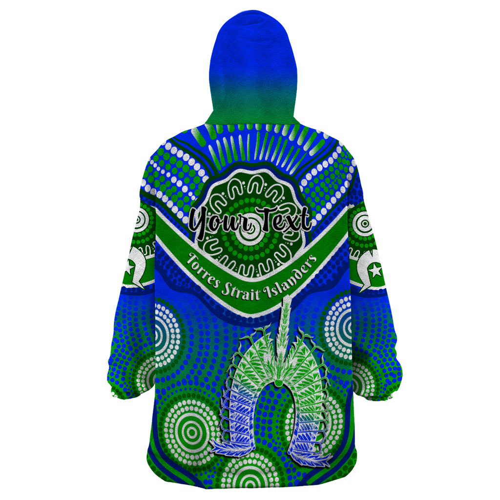 custom-personalised-torres-strait-islanders-wearable-blanket-hoodie-dhari-australian-aboriginal-art