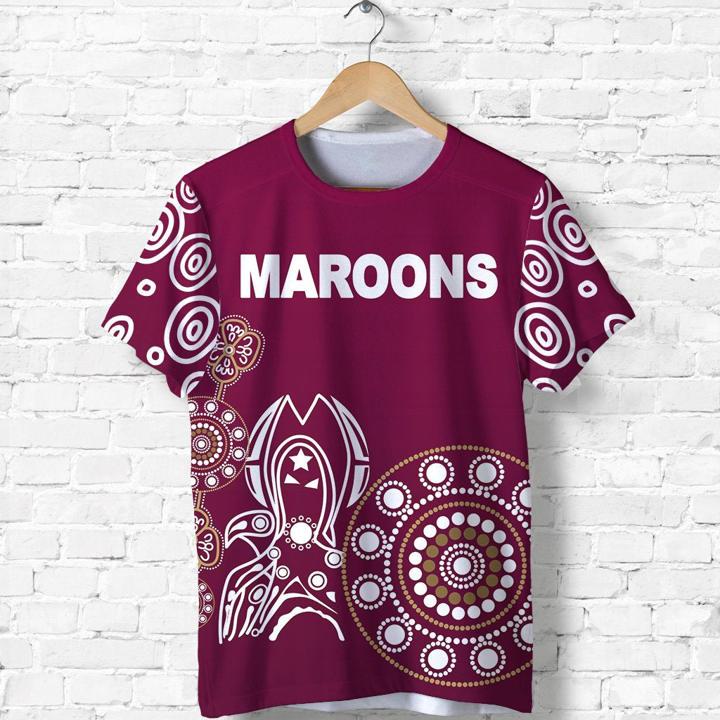 queensland-t-shirt-maroons-simple-indigenous