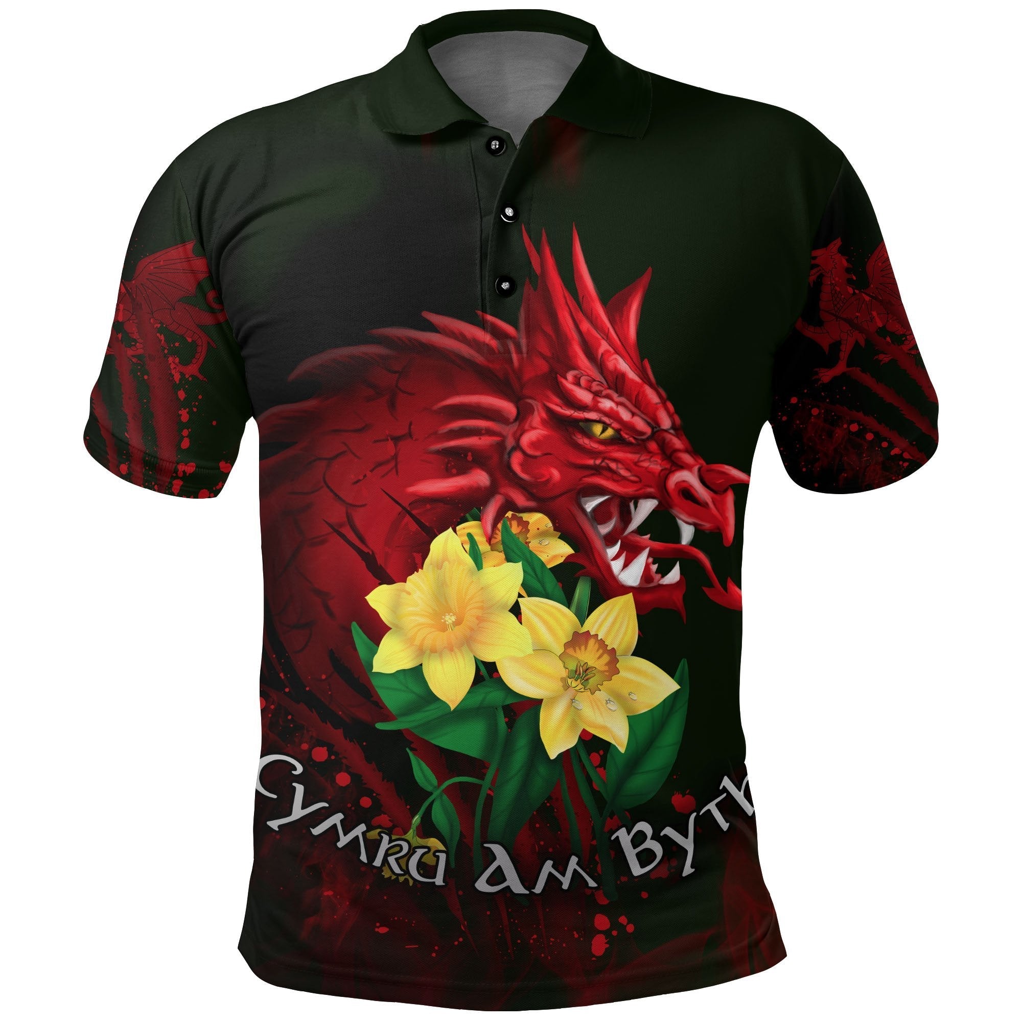 wales-polo-shirt-cymru-am-byth-welsh-dragon-daffodil