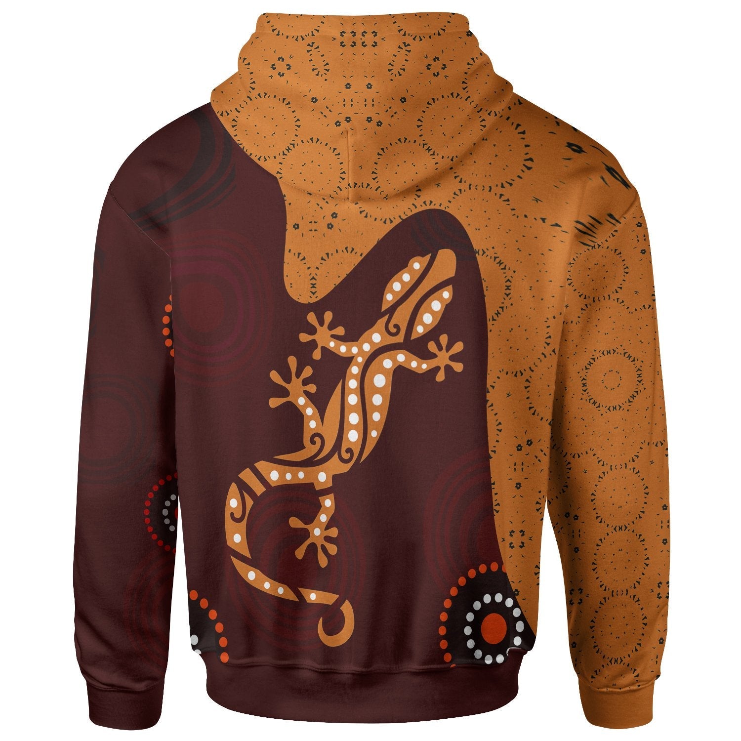 aboriginal-zip-up-hoodie-lizard-in-aboriginal-dreaming