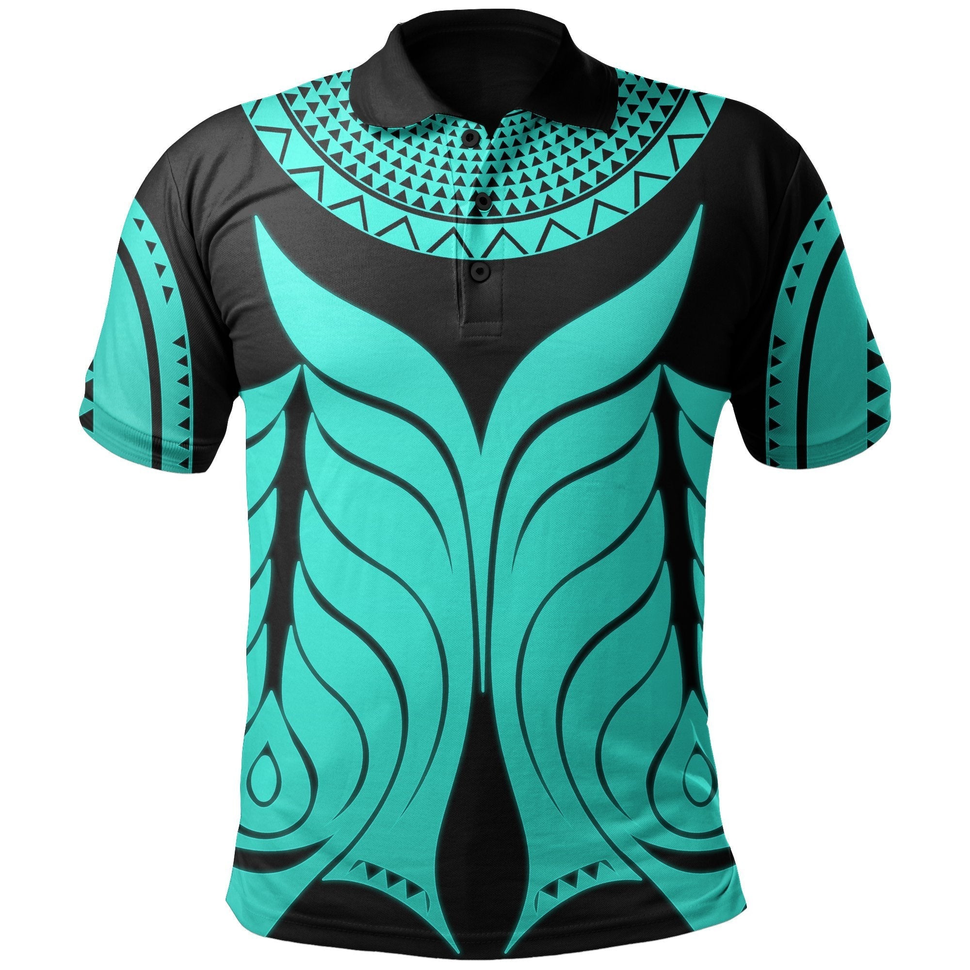 yap-tribal-tattoo-polo-shirt-turquoise