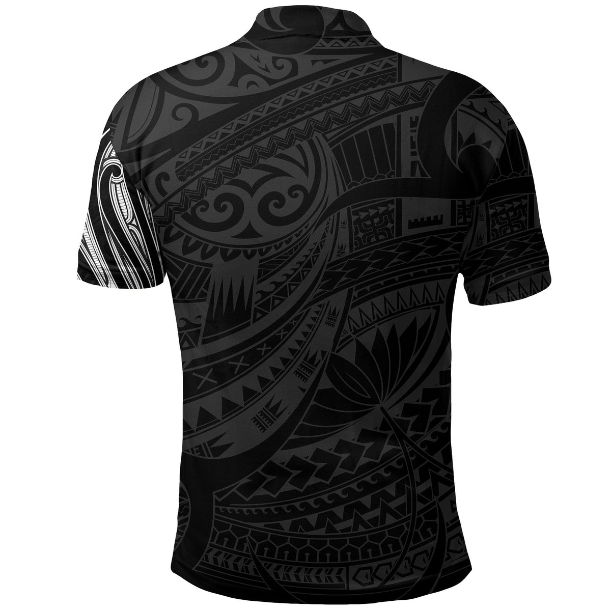 New Zealand Polo Shirt Maori Lion Tattoo - White – Vibe Hoodie Shop