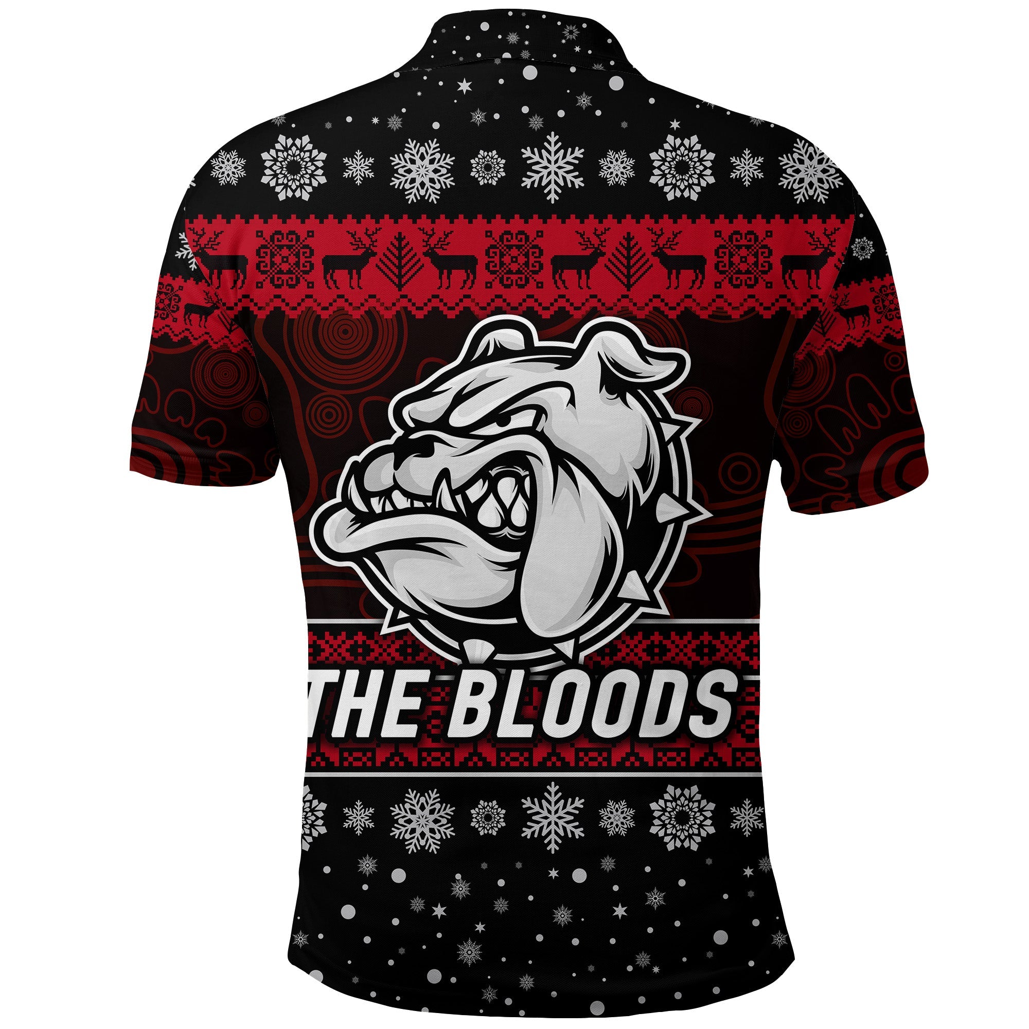 west-football-club-alice-springs-polo-shirt-christmas-the-bloods-simple-style-black