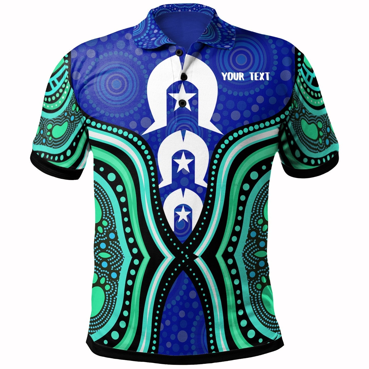 torres-strait-personalised-polo-shirt-torres-strait-symbol-and-aboriginal-patterns